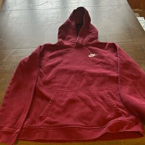 Youth XL maroon Nike hoodie